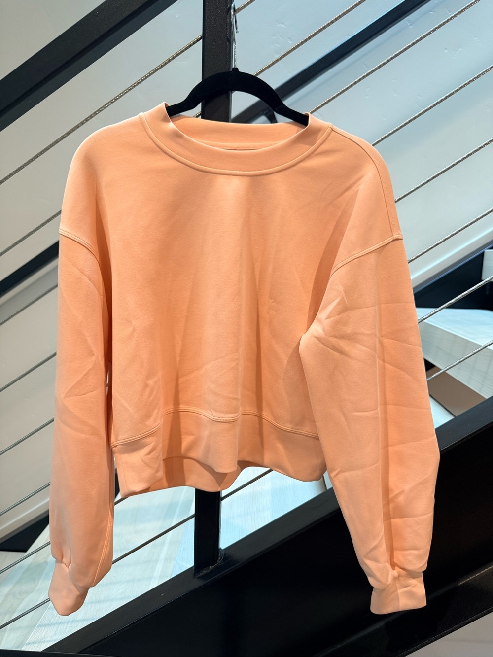 Peach Crewneck Sweatshirt - Women Lululemon Size 2